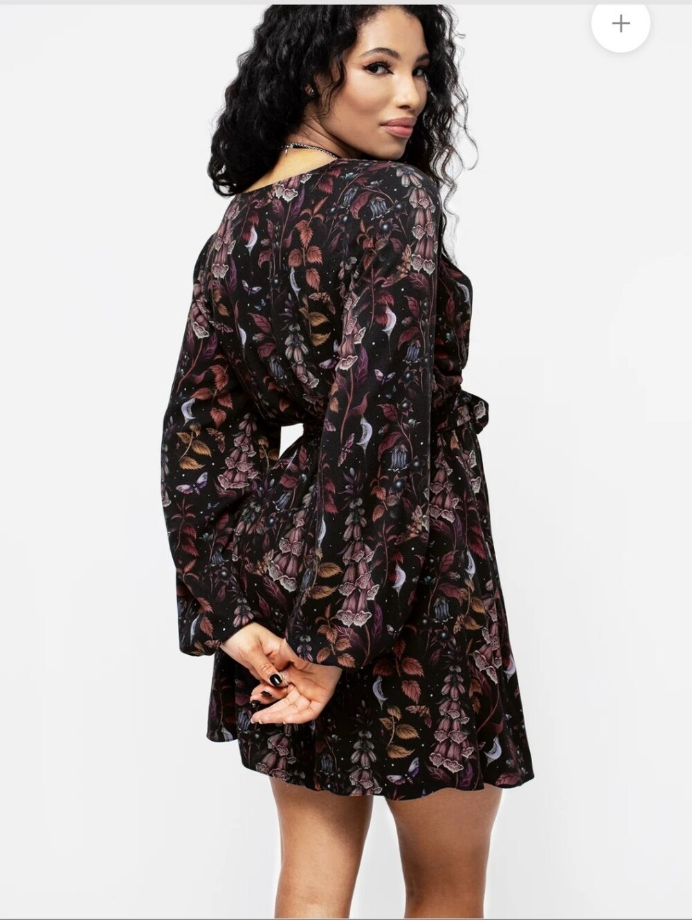 Disturbia Foxglove Mini Wrap Dress - Picture 7 of 13